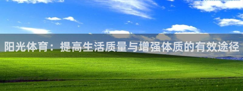 球皇社直播app官方下载无病毒：阳光体育：提高生活质量与增强体质的有效途径